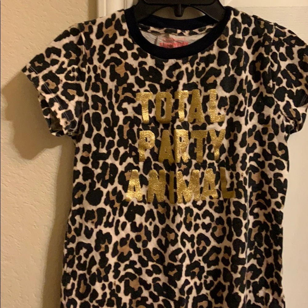 Cheetah print shirt